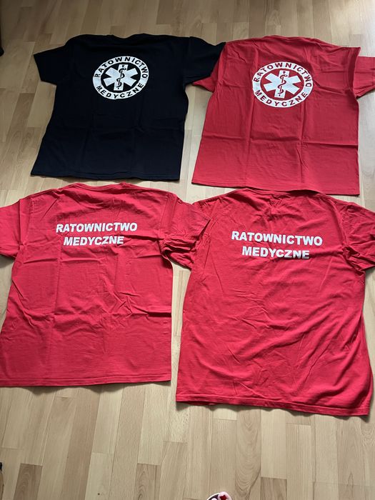 Koszulki ratownik medyczny 4 sztuki