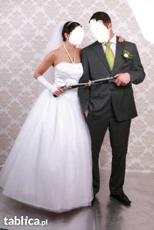 Biała Suknia Ślubna rozm.38