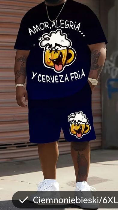 Komplet dresowy plus size 6xl nowy