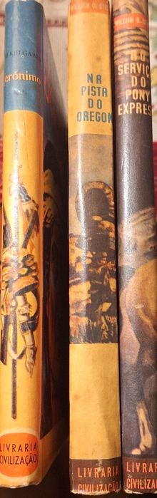 3 livros aventuras ilustrados1959/60