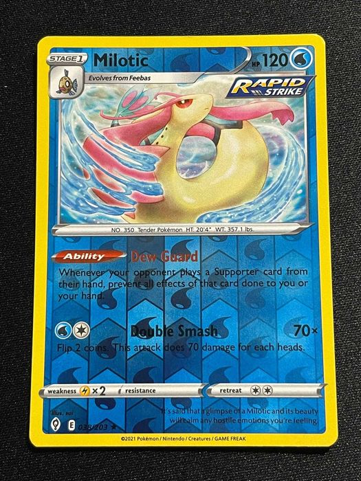 Carta Pokémon Milotic 38/203 Evolving Skies