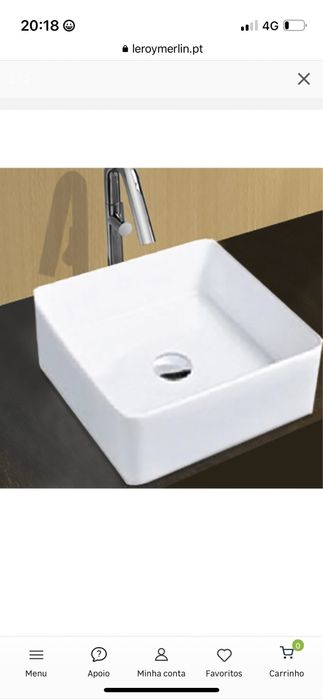 Lavatório de pousar novo