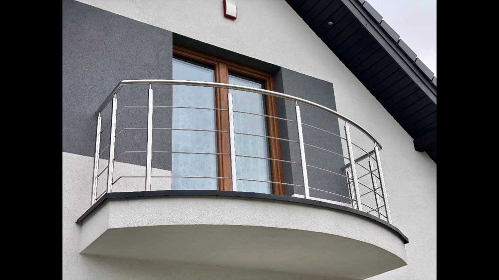 Balustrady nierdzewne zabezpieczenia okienne