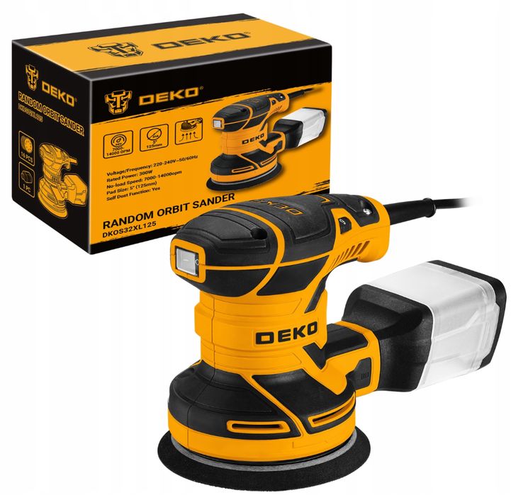 Szlifierka Mimośrodowa Oscylacyjna Elektryczna z Regulacją 16x Papier