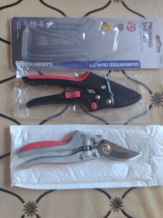 Секатор садовый Обводной и с Наковальней