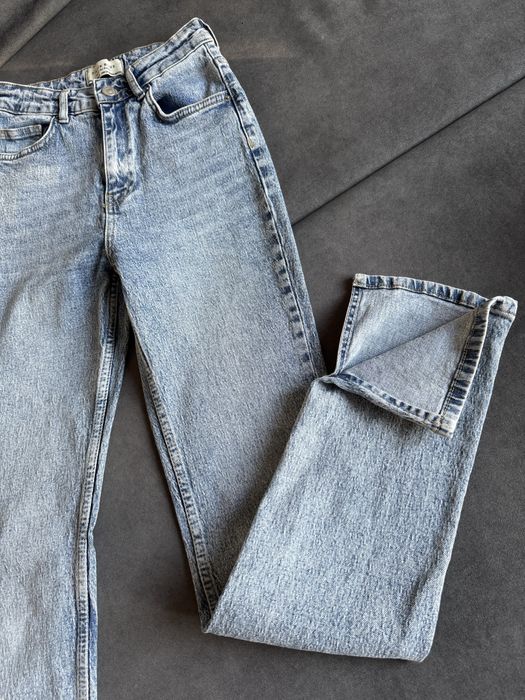 Джинси прямі з розрізами fashionista