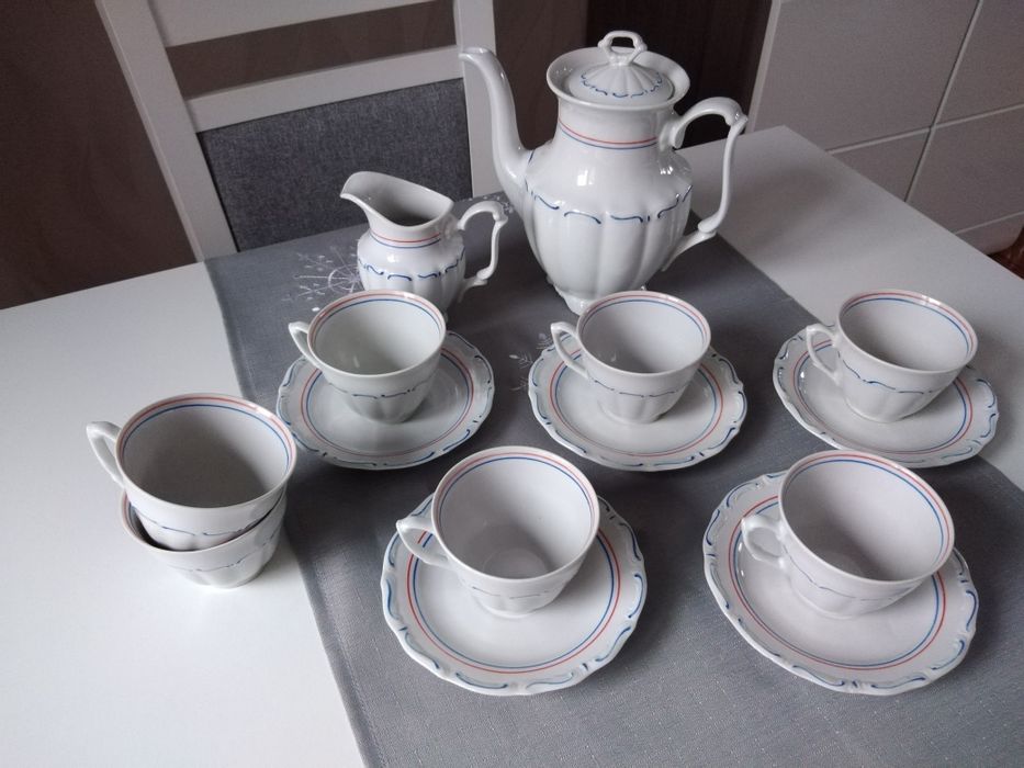 Porcelanowy zestaw Wałbrzych PRL