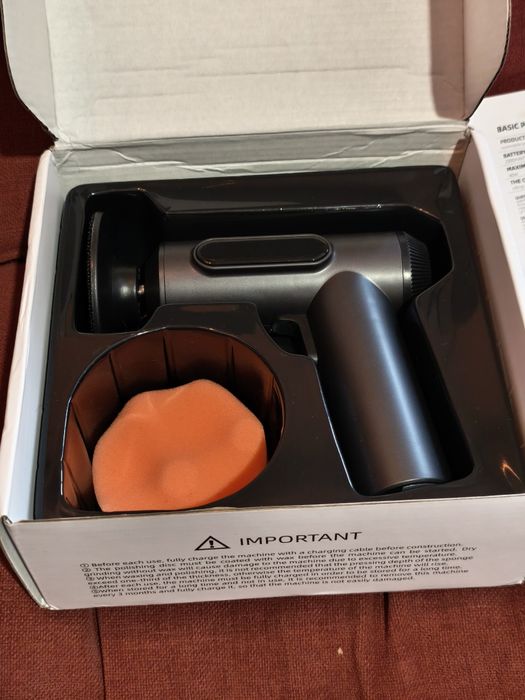 Polerka samochodowa akumulatorowa + końcówki