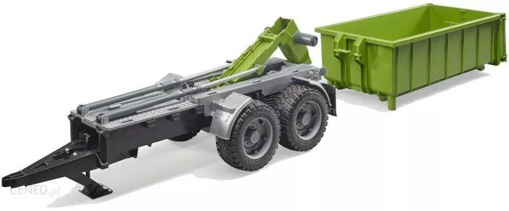 Przyczepa hakowa z kontenerem - BRUDER 02035