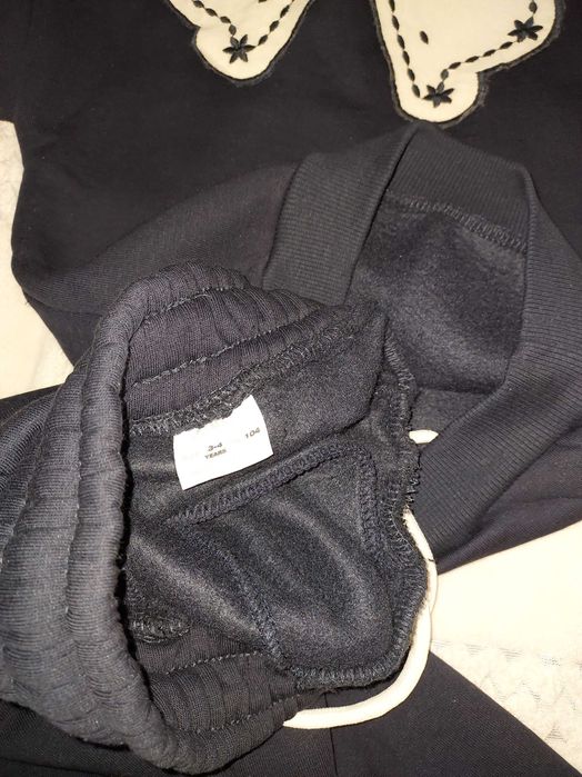 Теплий костюм на флісі для дівчинки 98