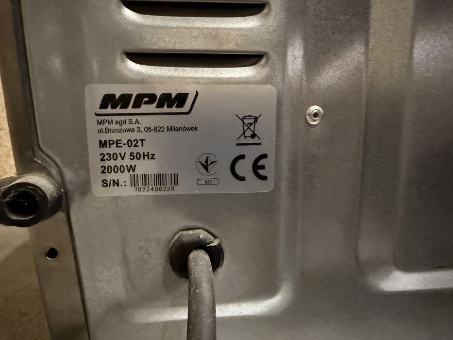 Mini piekarnik MPM MPE-02/T