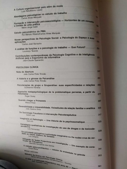 Análise Psicológica nºs 1-2-3 Série VII - Do Mito à Ciência...