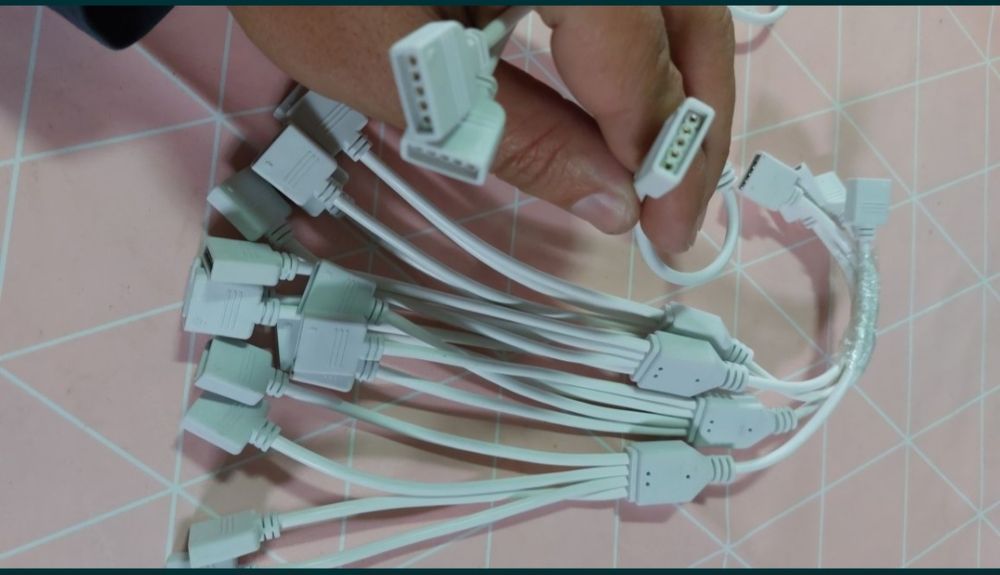 Cabos para leds RGBW