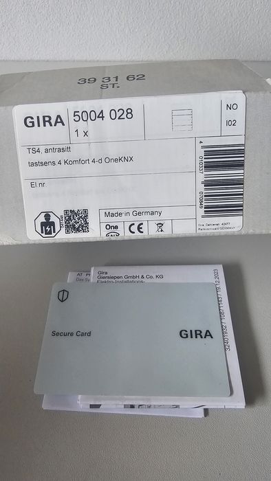 Gira 5004 0288 Przyciskowy włacznik knx