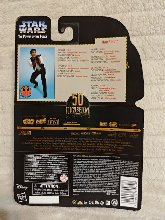 Star Wars The Power Of The Force Han Solo