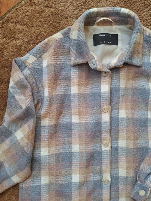 Kurtka koszulowa w kratkę