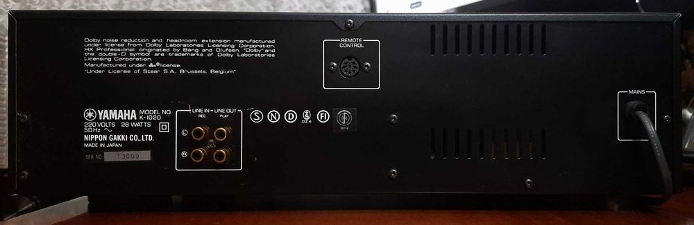 Yamaha K-1020; Kenwood KX-5010-кассетные деки.