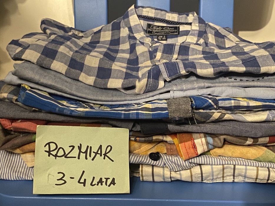 Koszule z długim rękawem (3-4 lata)