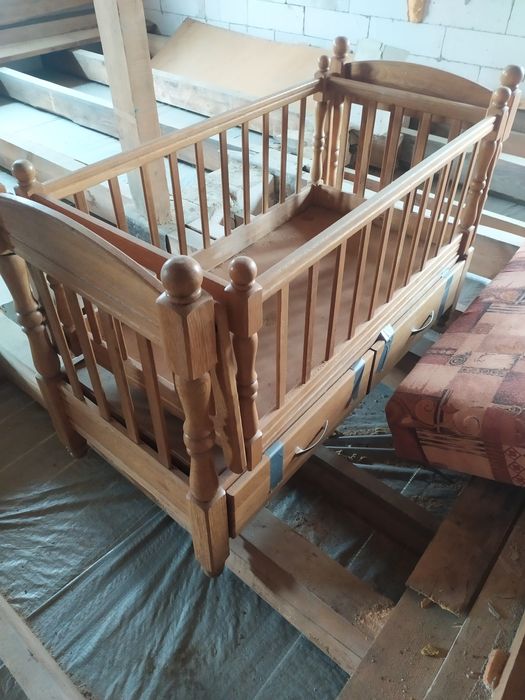 Продам люльку колиску з натурального дерева