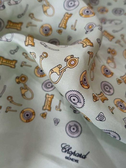 Винтажный шелковый платок Chopard Италия вінтажна шовкова хустка Італія