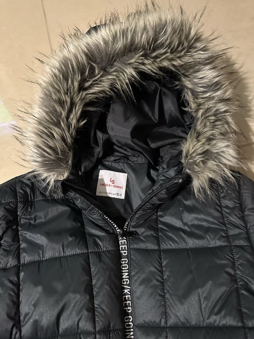 Kurtka płaszcz dziewczęcy zimowy 51015 r. 164 jak nowy