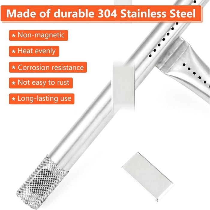 Rurka palnika do grillów gazowych Weber Q100, Q120, Q1000, Q1200