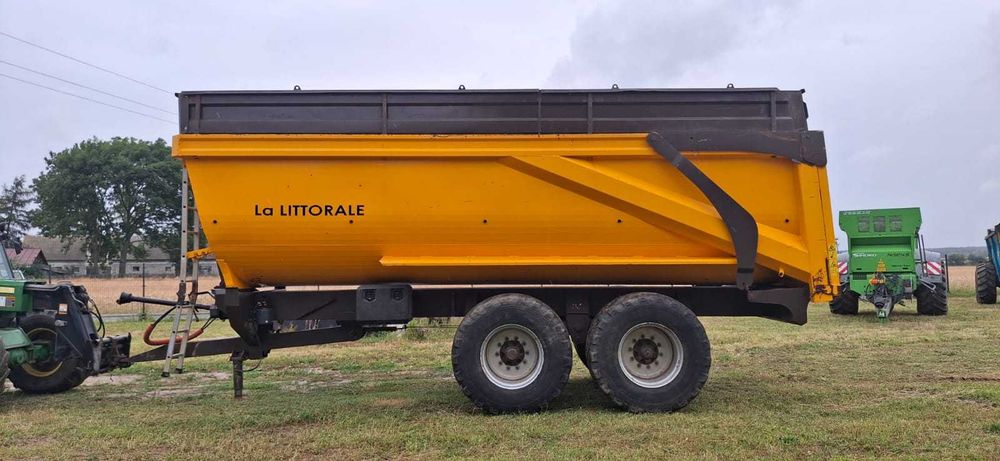 Przyczepa tandem rolnicza skorupowa 15-18 t 35m3 ZAREJESTROWANA