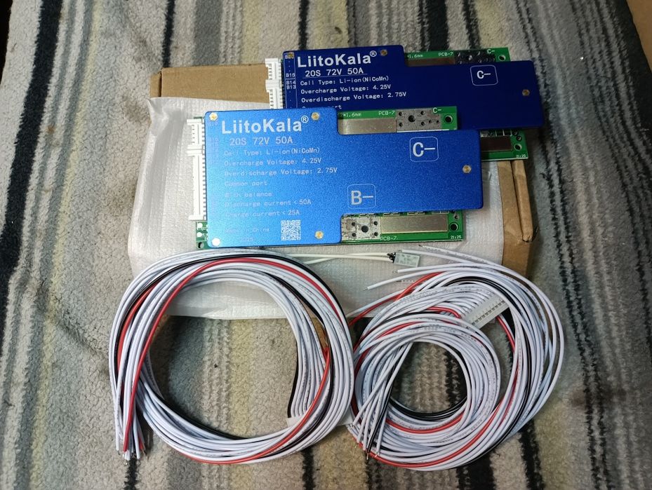 Бмс Li-ion 20S 72V  50A