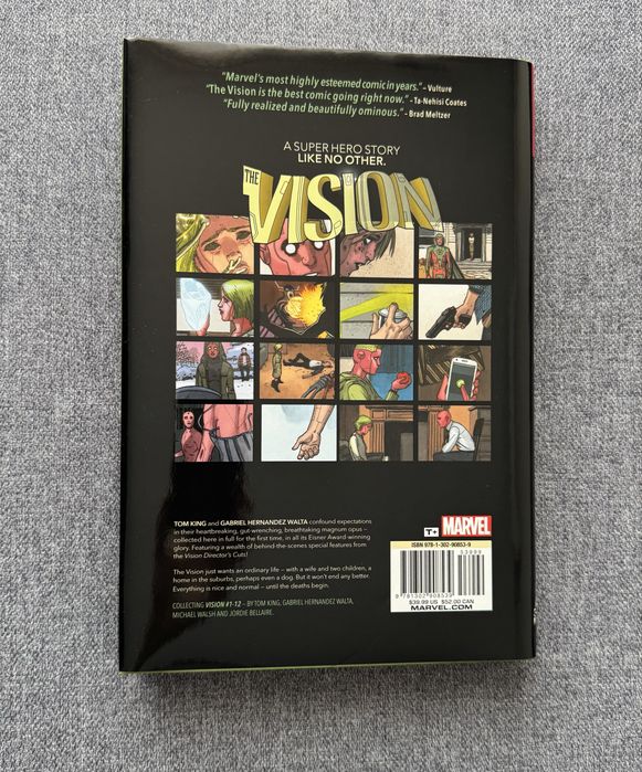 Vision Tom King Marvel Deluxe Edition OHC