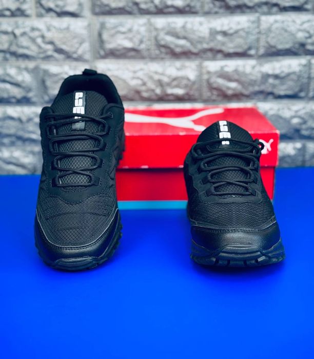 Термо Кроссовки мужские Пума / черные осенние кросовки Пума мужские