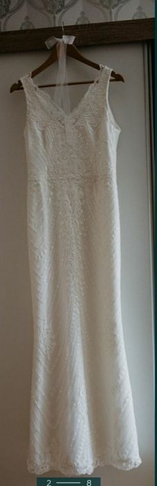 Suknia ślubna rybka+ welon+ bolerko stan idealny