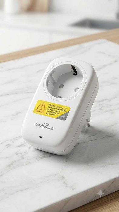 BroadLink Smart Plug Wi-Fi Outlet | App Control, Timer & Schedule Function