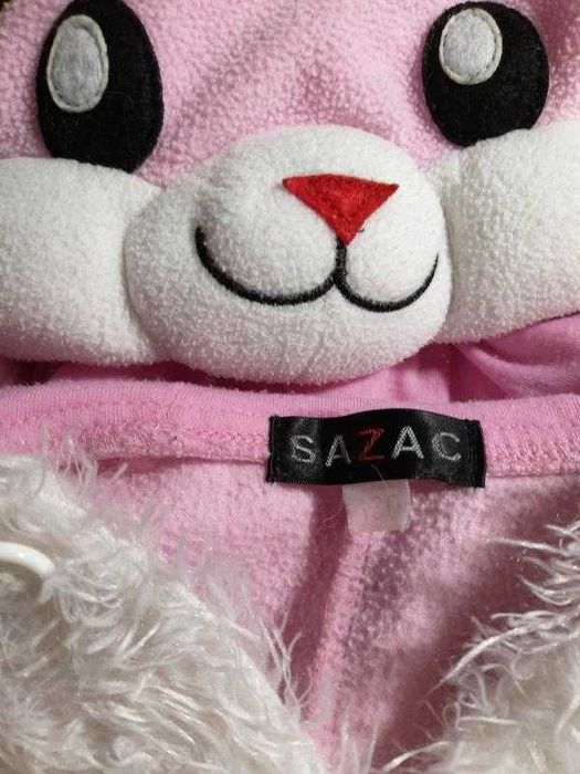 Кигуруми детский карнавальный костюм пижама заяц на девочку 130