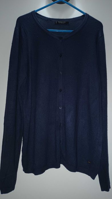 Casaco azul escuro da Mango