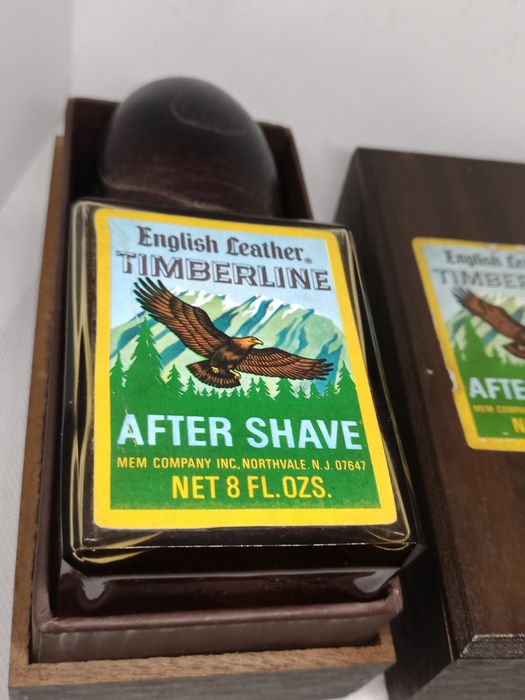 Frasco antigo de After Shave English Leather timberline