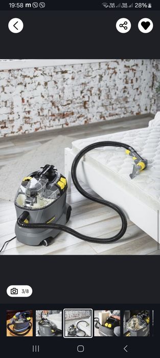 Оренда Karcher миючий пилосос пароочисник