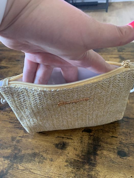 Torebka pleciona słomkowa słomiana letnia hit lata na zamek boho