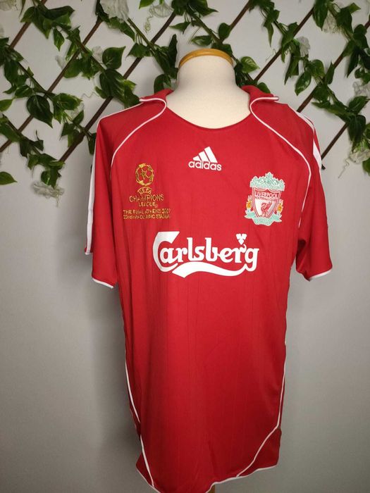 Retro Liverpool 06/07 Final Champions League Gerrard 8 Tamanho M