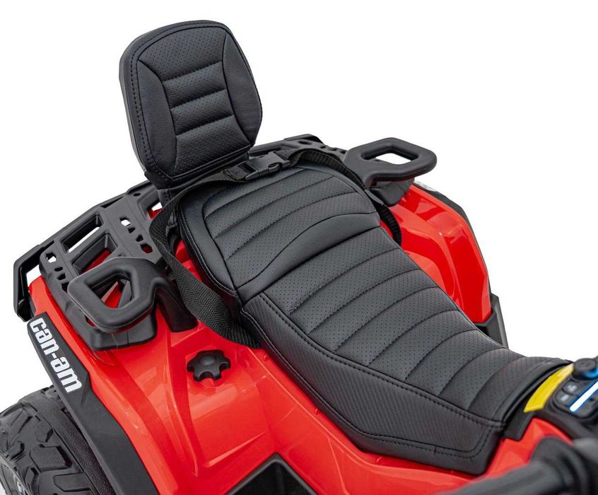 Quad na akumulator dla dzieci Can Am Outlander ATV z pilotem Czerwony