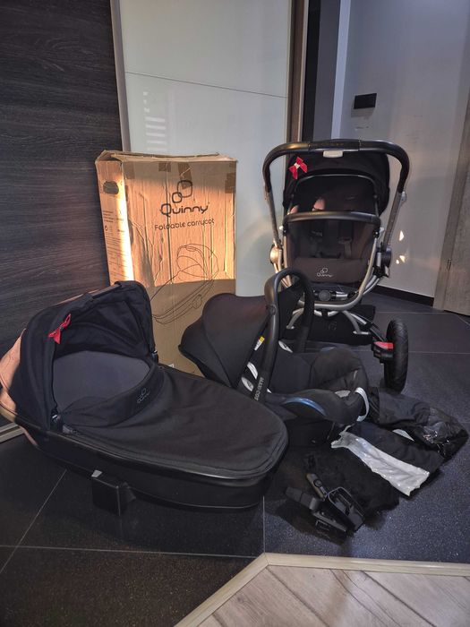 Wózek dziecięcy, KOMPLETNY Quinny buzz xtra + akcesoria! Idealny!