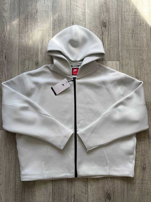 ОРИГІНАЛ! Кофта Nike Tech Fleece Fz Wr White S M L XL | IF1319-101
