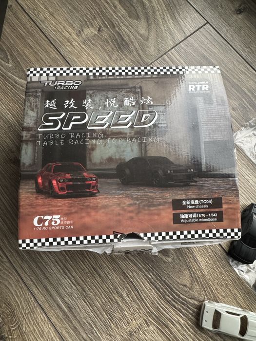 Turbo Racing model RC Sport 1/76 C75 RTR - czarny