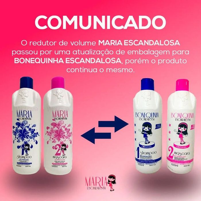 ESCOVA PROGRESSIVA BONEQUINHA (ex Maria escandalosa)