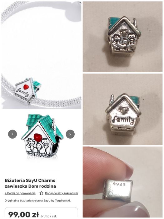 Charms domek/familly