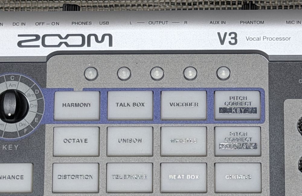 Vendo pedaleira de voz Zoom V3