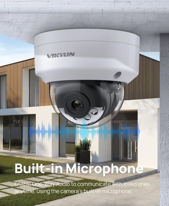 Kamera VIKYLIN 5MP VK153F PoE z inteligentnym wykrywaniem ludzi/pojazd