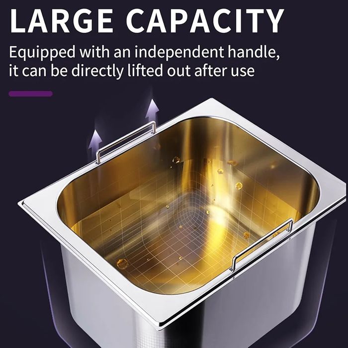 Komercyjna frytkownica elektryczna, 2x8 l,