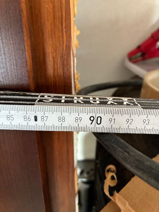 Drzwi drewniane szyby