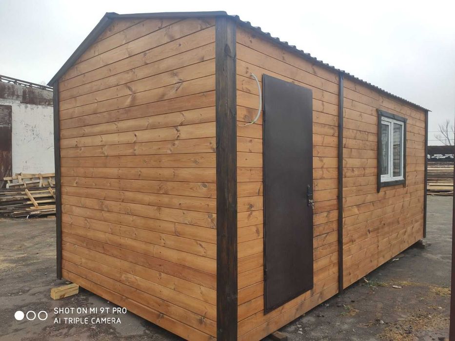 Вагончики дачные и строительные. Доставка кран-манипулятор