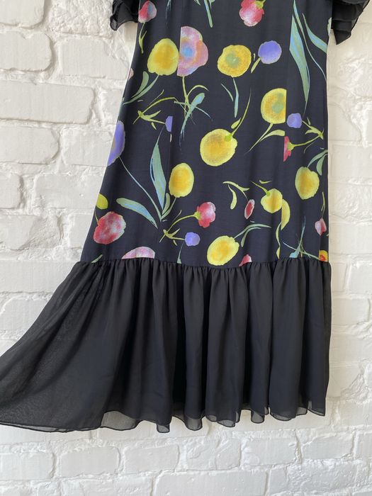 Cudna sukienka vintage lata 80. 90. retro prl 100% wiskoza